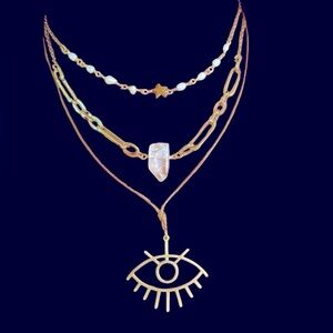 three layer necklace